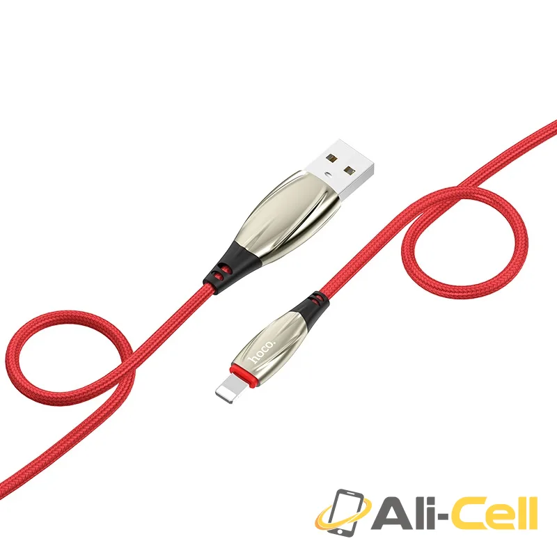 Cable USB to Lightning “U71 Star” charging data sync (U71 Lightning Black, 1.2m) — 2