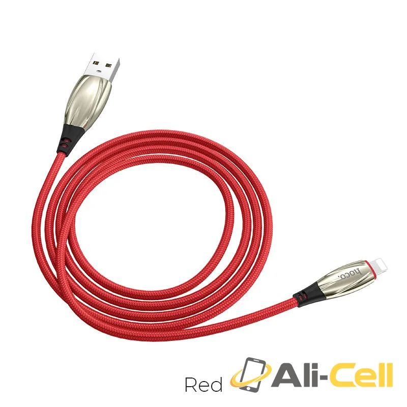 Cable USB to Lightning “U71 Star” charging data sync (U71 Lightning Red, 1.2m)