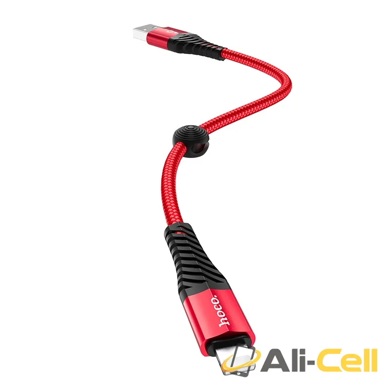 Cable USB to Lightning “X38 Cool” charging data sync 0.25m (X38 Lightning 25cm Black) — 4