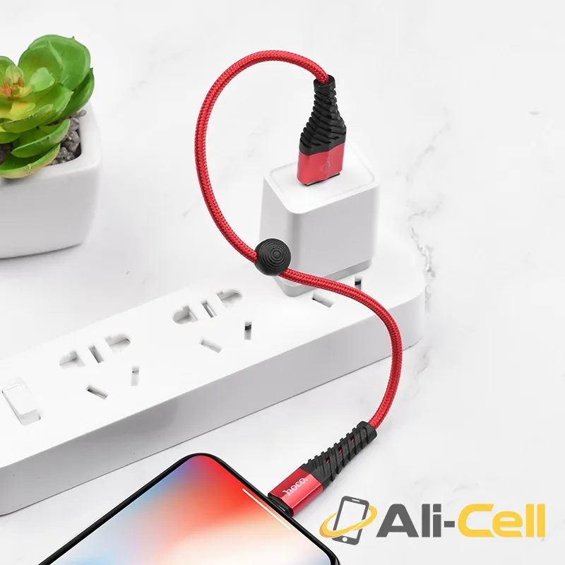 Cable USB to Lightning “X38 Cool” charging data sync 0.25m (X38 Lightning 25cm Black) — 6