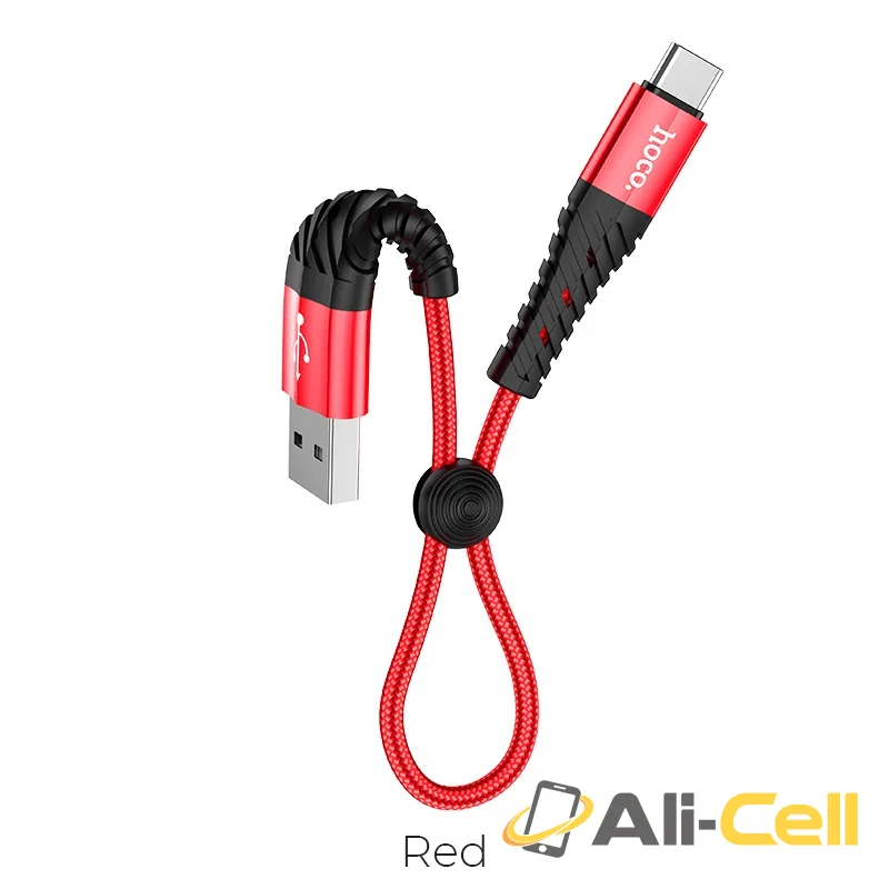Cable USB to Type-C “X38 Cool” charging data sync 0.25m (X38 Type C 25cm Red)