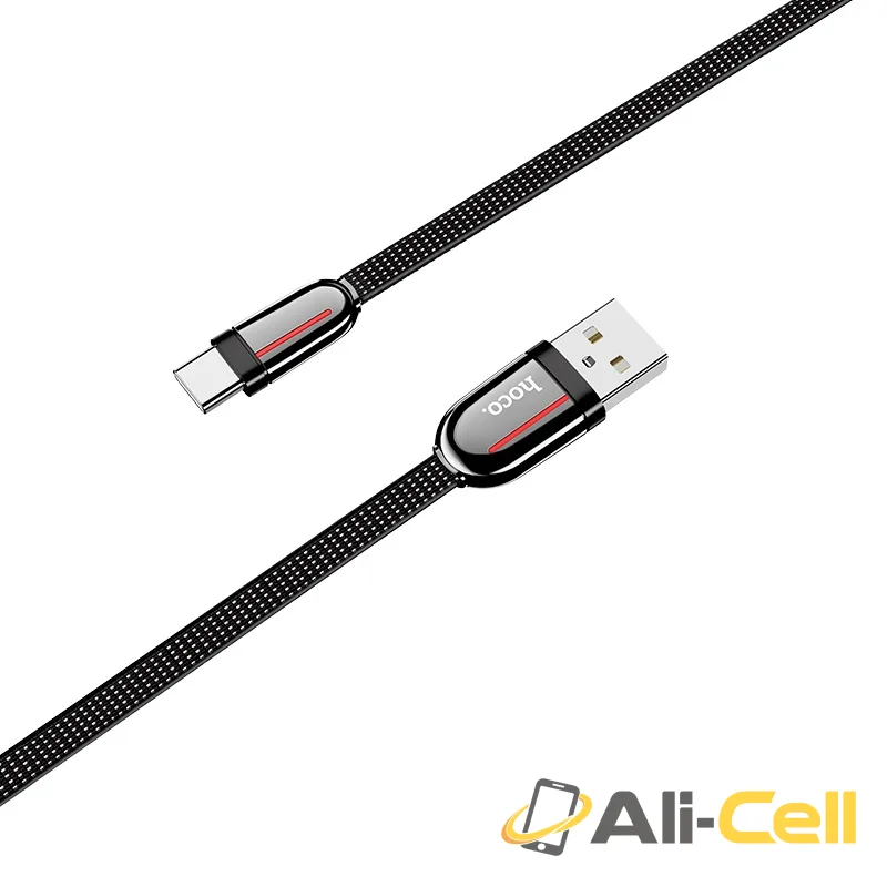 Cable USB to Type-C “U74 Grand” charging data sync (U74 Type C Red, 1.2m) — 2