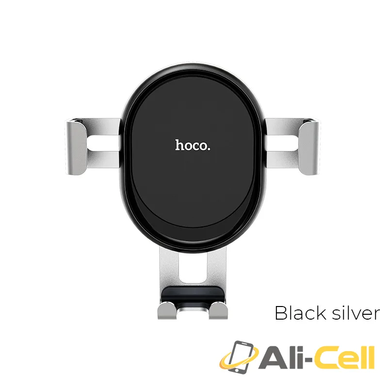 Car holder “CA56 Metal armour” for air outlet (Ca56 Black Silver)