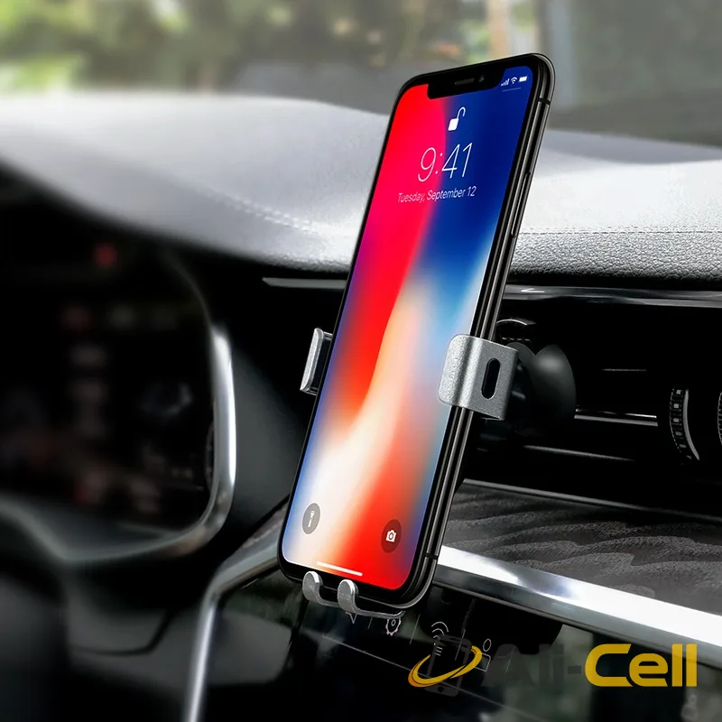 Car holder “CA56 Metal armour” for air outlet (Ca56 Black Silver) — 6