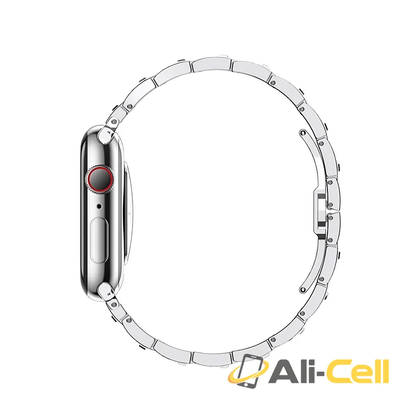 Watchband for Apple Watch Series 1 / 2 / 3 / 4 “WB13 Starlight” stainless steel (Wb13 Black, 38 40mm) — 4