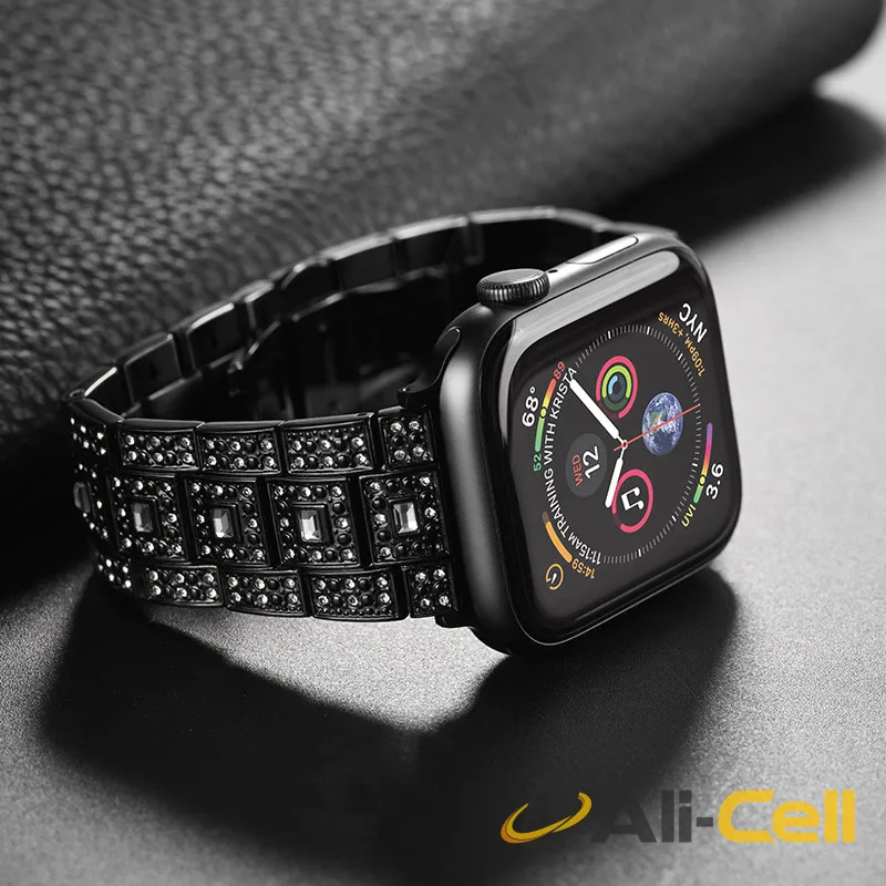 Watchband for Apple Watch Series 1 / 2 / 3 / 4 “WB13 Starlight” stainless steel (Wb13 Silver, 38 40mm) — 5