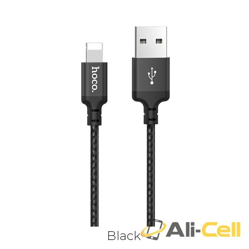 Cable USB to Lightning “X14 Times speed” charging data sync canned package (X14 Lightning Black, 1.0m)