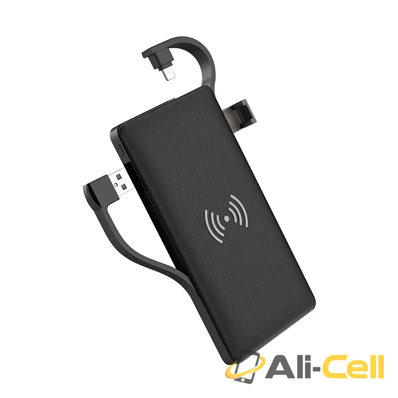 Power bank “S10” 10000mAh wireless charging (S10 White) — 2