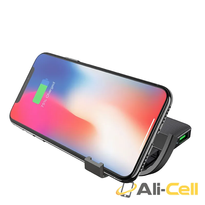 Power bank “S10” 10000mAh wireless charging (S10 White) — 4