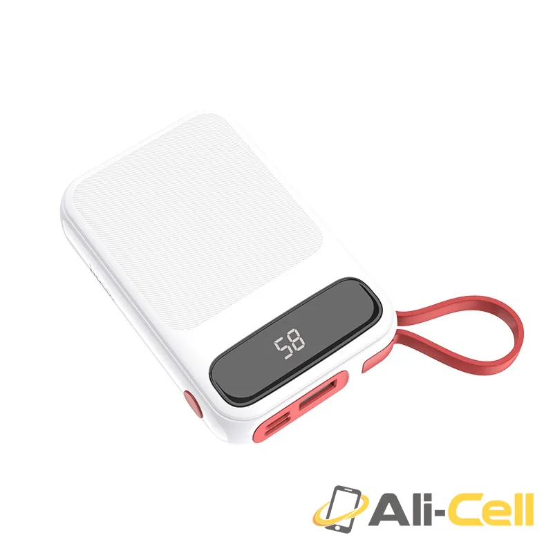 Power bank “J40 Powerful” 10000mAh with built-in cable (J40 Type C, Built In Type C Wire) — 4