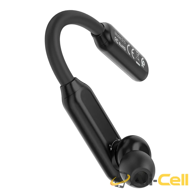 Wireless headset “S15 Noble” earphone with mic (S15 Black) — 3