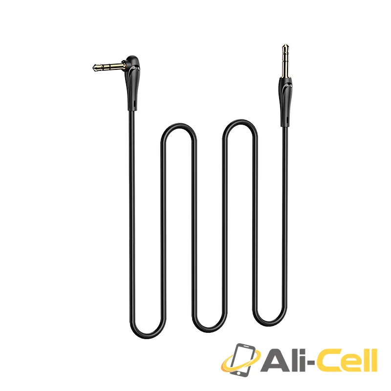 Cable 3.5mm to 3.5mm “UPA14” audio AUX 1m / 2m (Upa14 Black) — 3