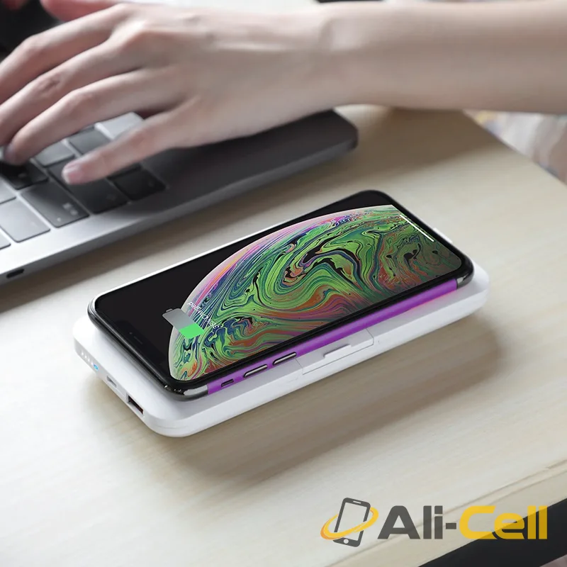Power bank “S16 Energy lake” wireless charging 10000mAh PD (S16 Black) — 5