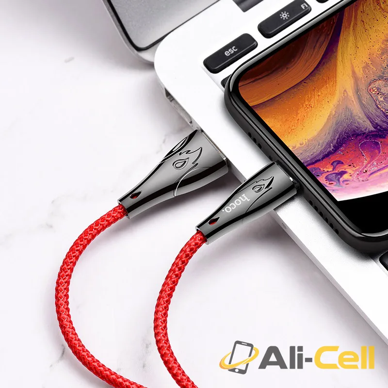 Cable USB to Lightning “U75 Blaze” magnetic charging data sync (U75 Lightning Black, 1.2m) — 6