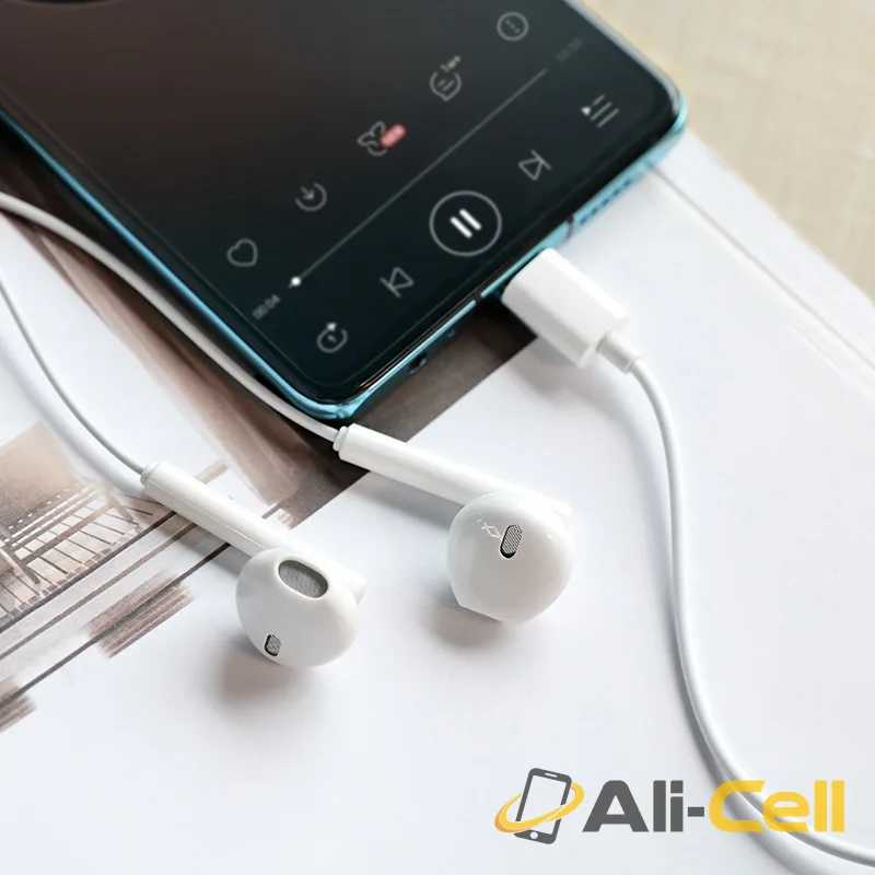 Wired earphones Type-C “M65 Special sound” with microphone (M65 White) — 4
