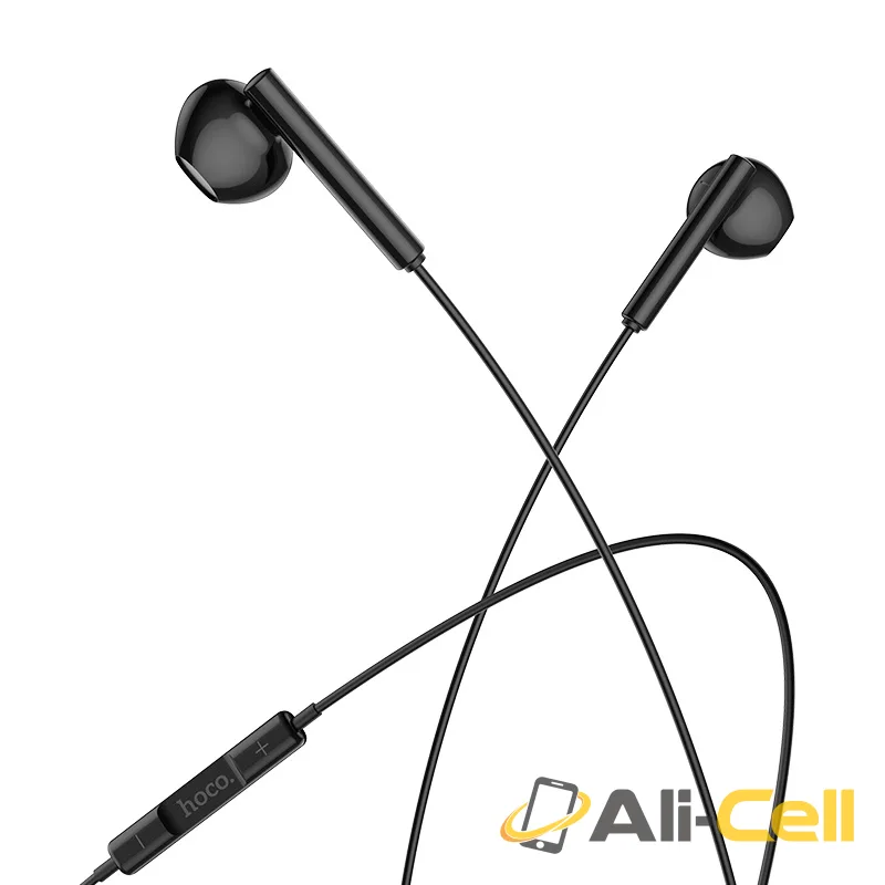 Wired earphones 3.5mm “M64 Melodious” with microphone (M64 Black) — 2
