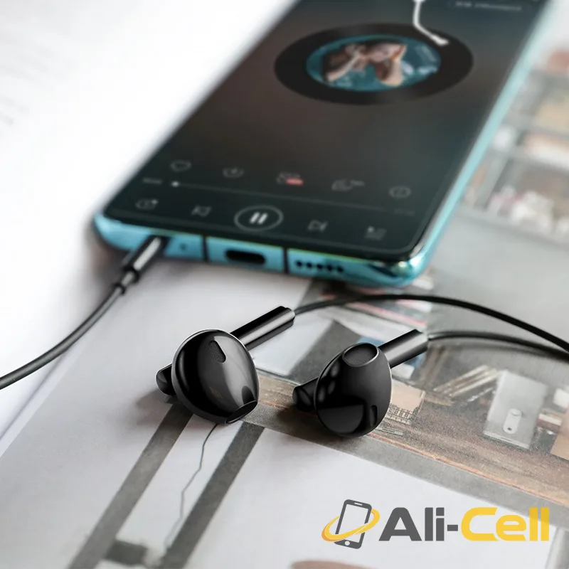 Wired earphones 3.5mm “M64 Melodious” with microphone (M64 Black) — 5