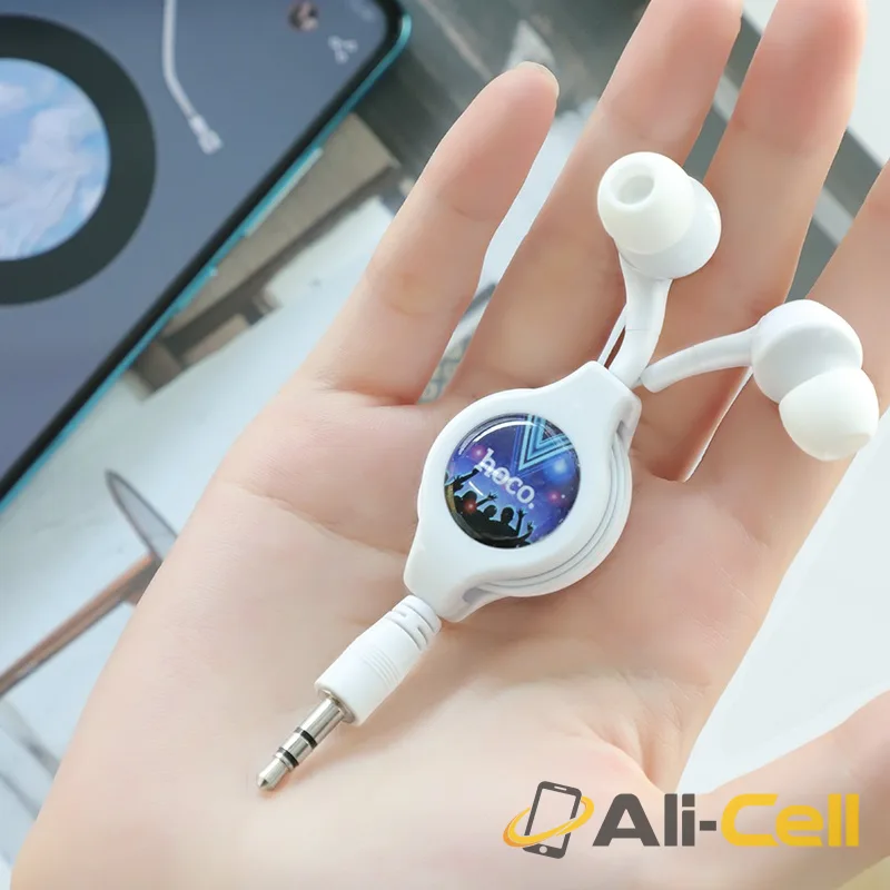 Wired earphones 3.5mm “M68 Easy clip” telescopic (M68 Black) — 4