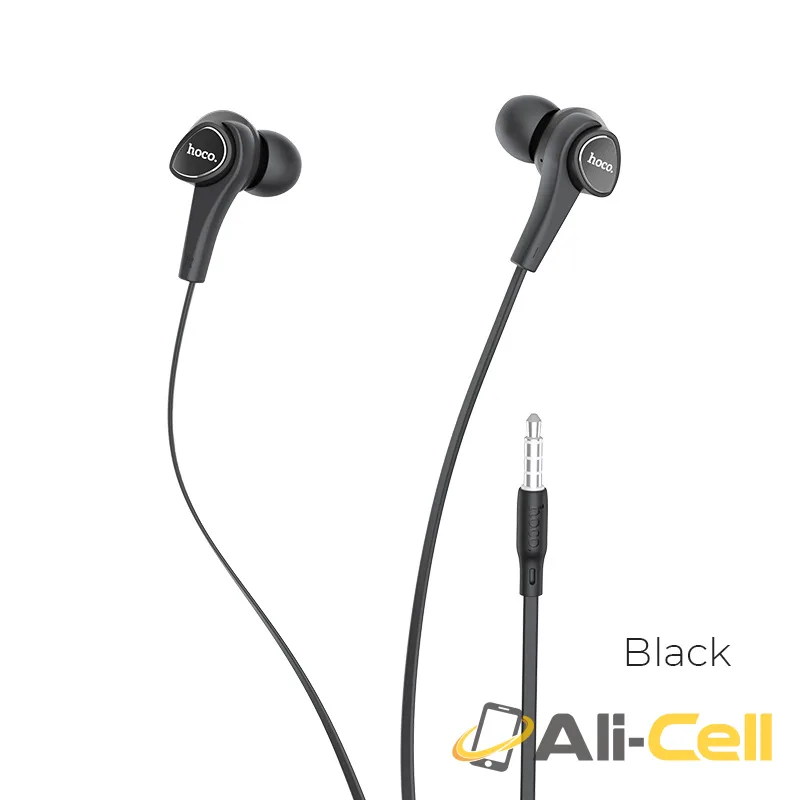 Wired earphones 3.5mm “M66 Passion” with microphone (M66 Black)
