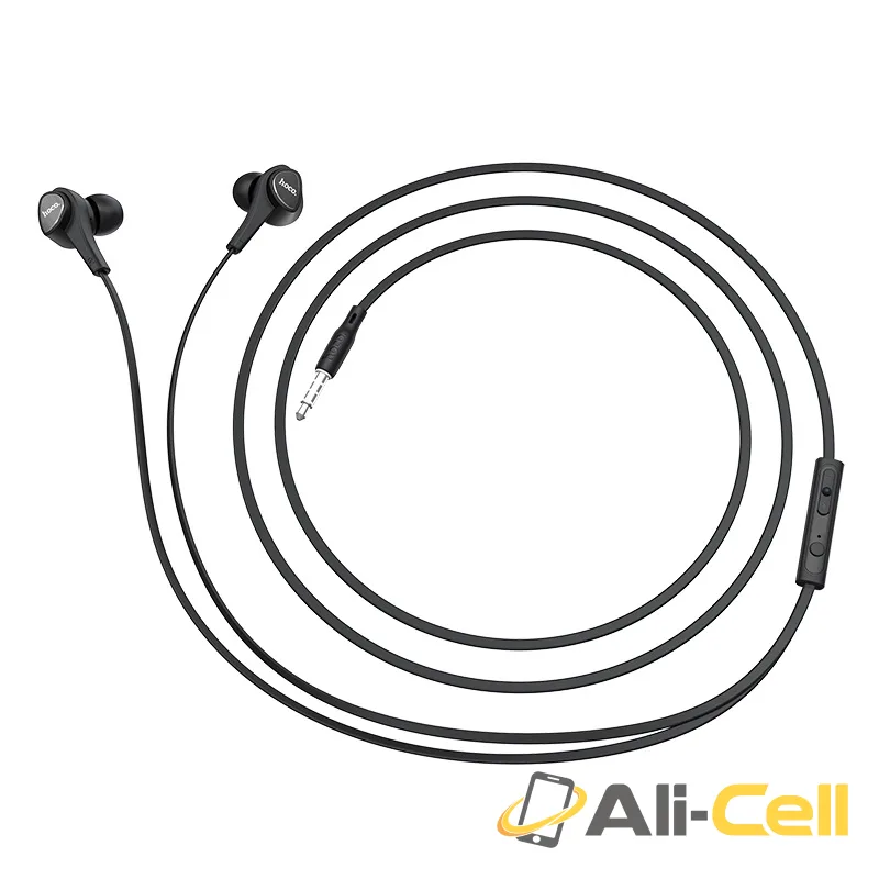 Wired earphones 3.5mm “M66 Passion” with microphone (M66 Black) — 3