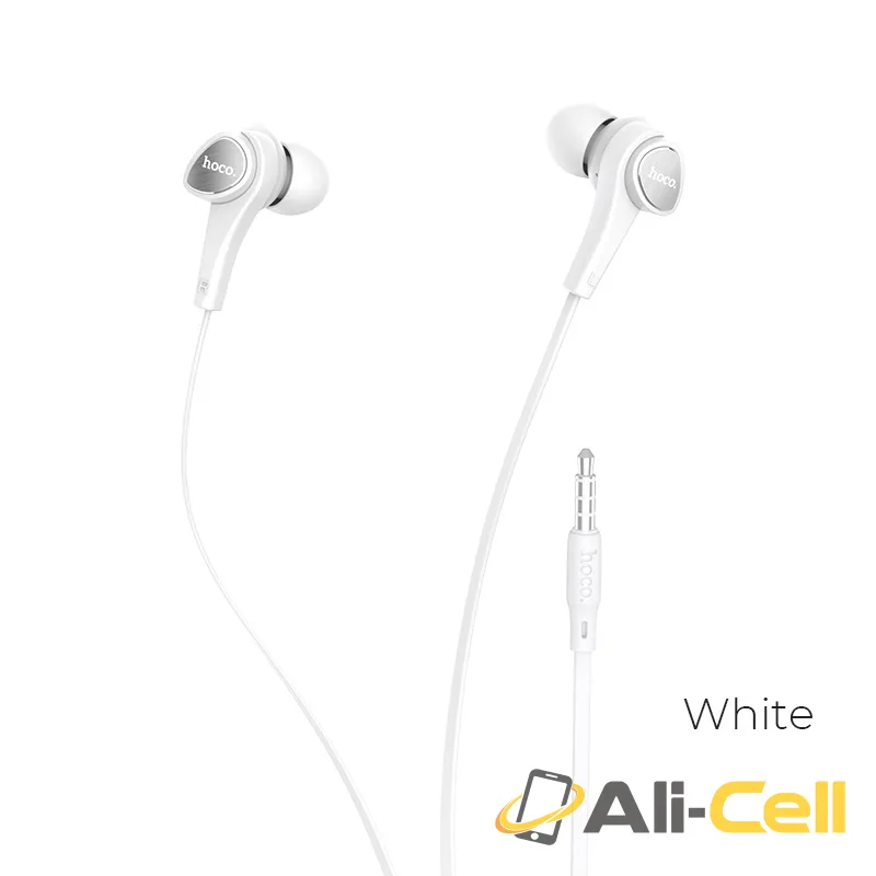 Wired earphones 3.5mm “M66 Passion” with microphone (M66 White)
