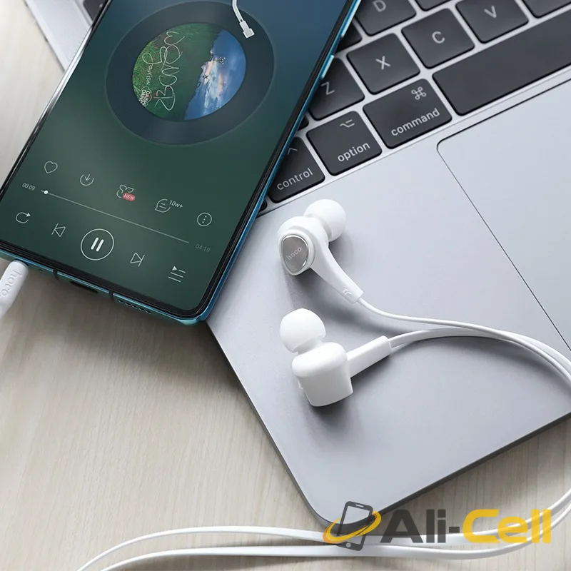 Wired earphones 3.5mm “M66 Passion” with microphone (M66 White) — 6