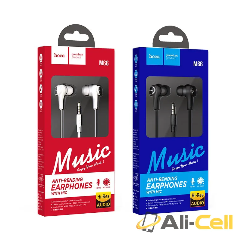 Wired earphones 3.5mm “M66 Passion” with microphone (M66 White) — 7