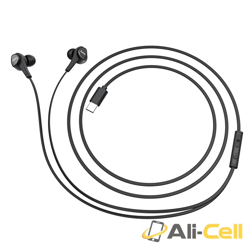 Wired earphones Type-C “M67 Passion” with microphone (M67 Black) — 3