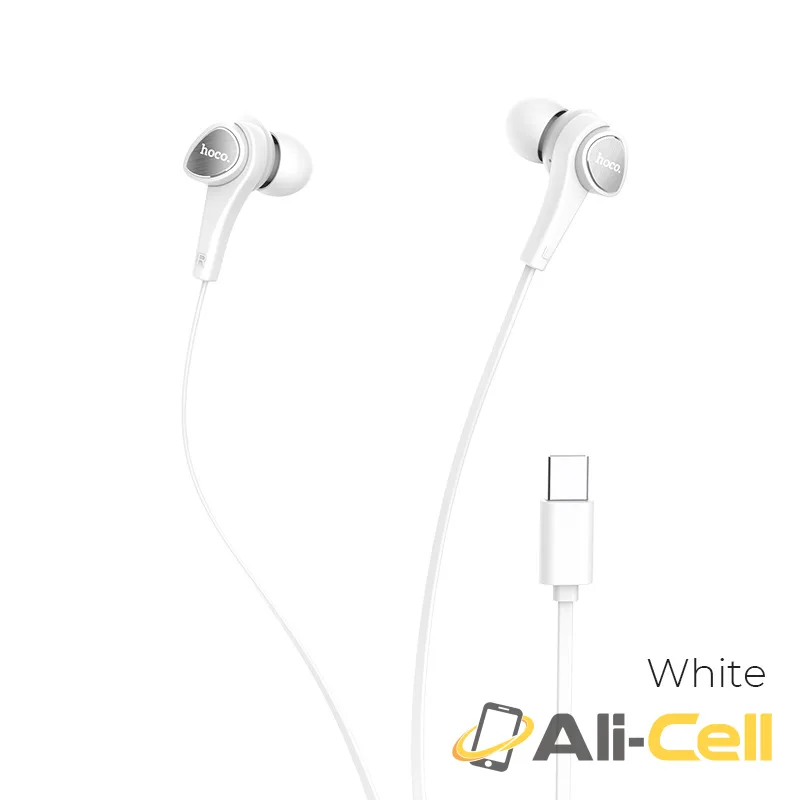 Wired earphones Type-C “M67 Passion” with microphone (M67 White)