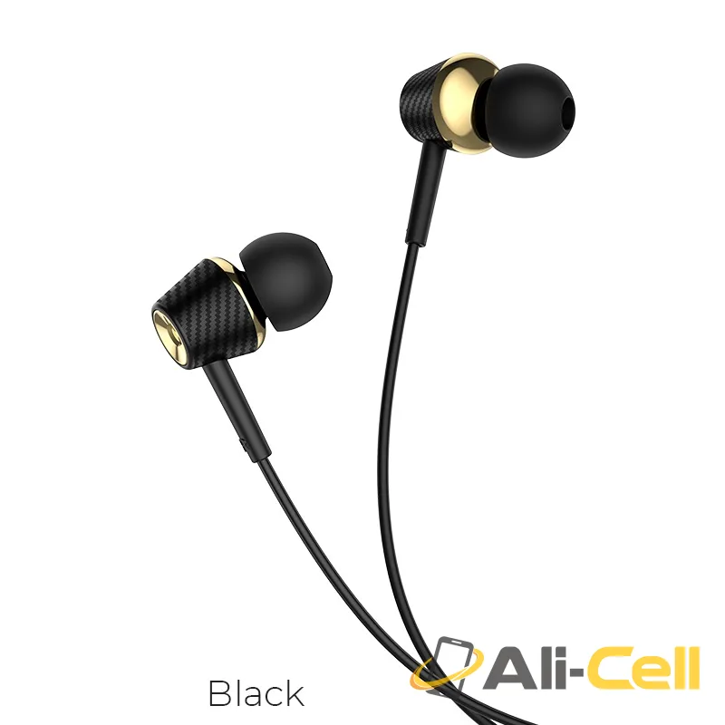 Wired earphones 3.5mm “M70 Graceful” with microphone (M70 Black)
