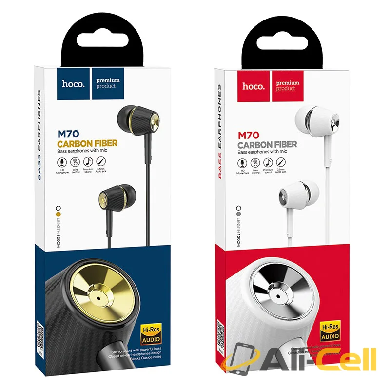 Wired earphones 3.5mm “M70 Graceful” with microphone (M70 Black) — 7