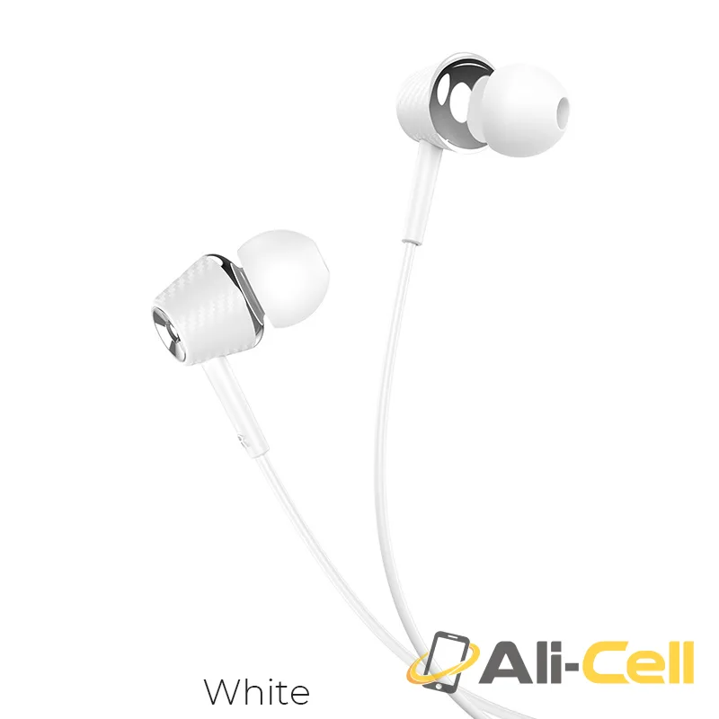 Wired earphones 3.5mm “M70 Graceful” with microphone (M70 White)