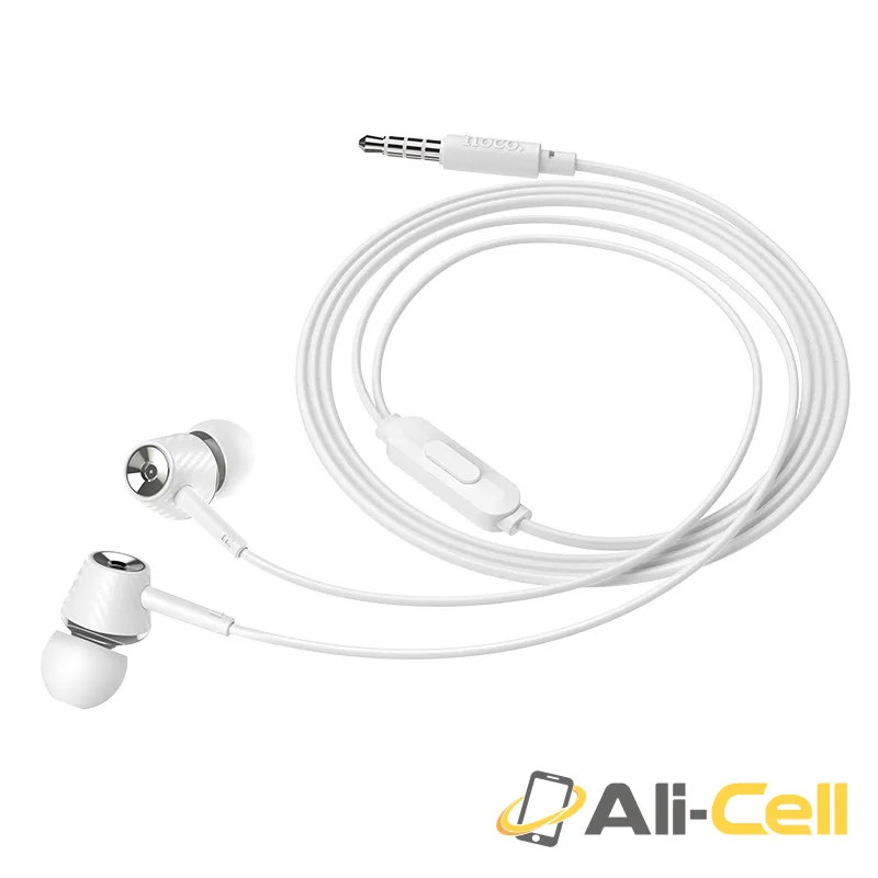 Wired earphones 3.5mm “M70 Graceful” with microphone (M70 White) — 3