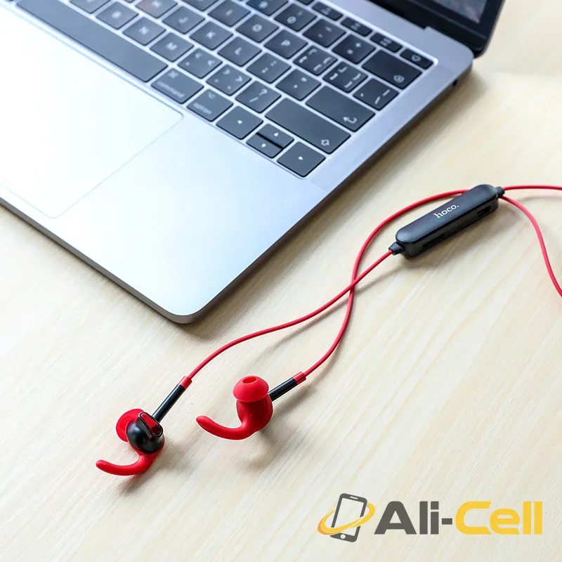 Wireless earphones “ES30 Axestone” sports headset (Es30 Red) — 6