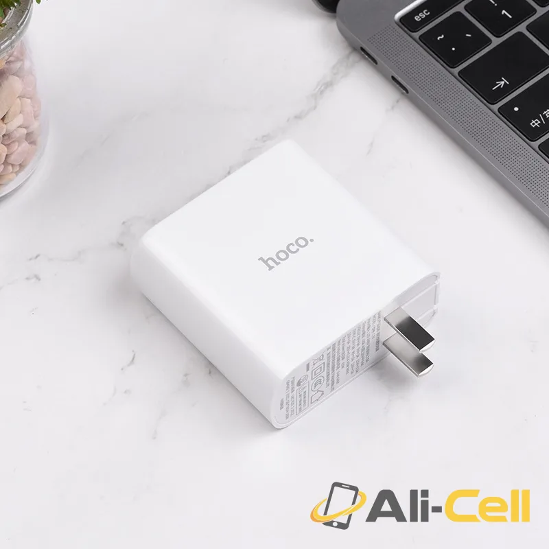 Wall charger “C74 63W Speedmaster” PD3.0 + QC3.0 (C74 White, CN) — 5
