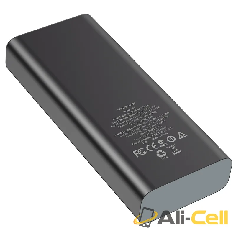 Power bank “J51 Cool power” 10000mAh (J51 Metal Gray) — 4