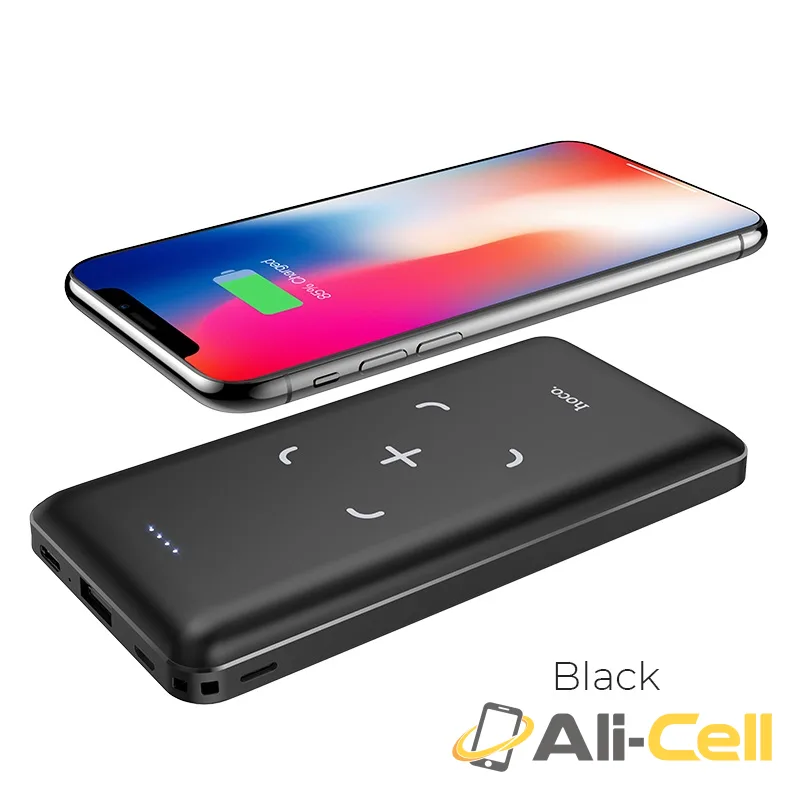 Power bank “J50 Surf” wireless charging 10000mAh (J50 Black)
