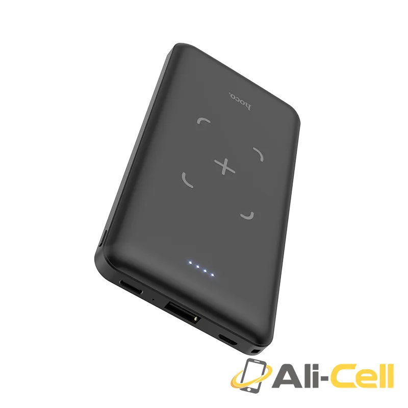 Power bank “J50 Surf” wireless charging 10000mAh (J50 Black) — 2