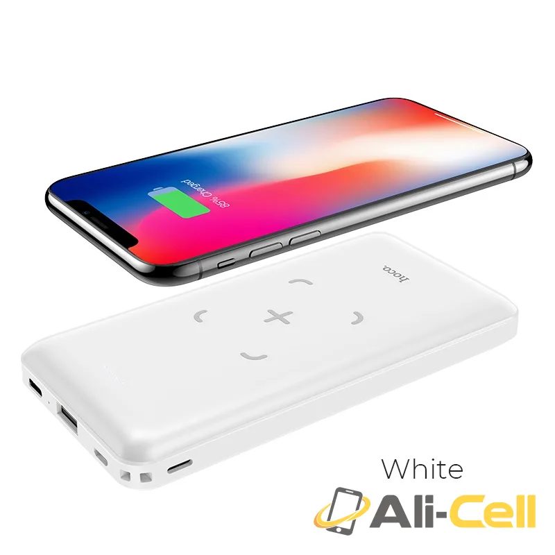 Power bank “J50 Surf” wireless charging 10000mAh (J50 White)