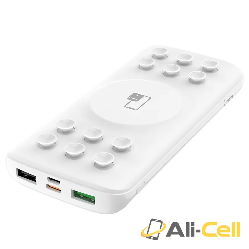 Power bank “J56 Sea power” 10000mAh wireless charging (J56 Black) — 2