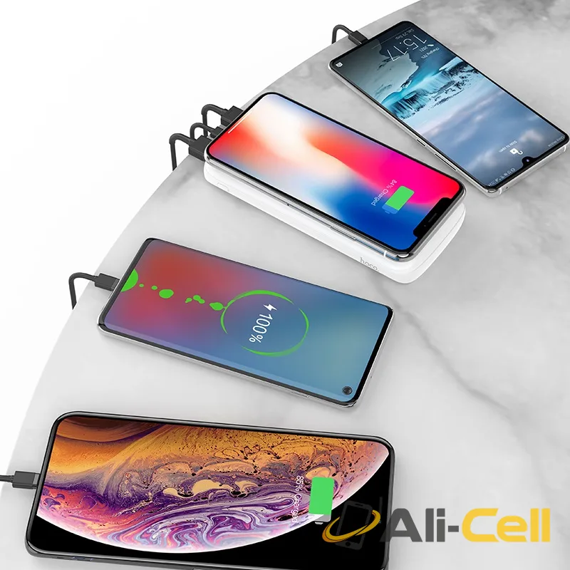Power bank “J56 Sea power” 10000mAh wireless charging (J56 Black) — 5