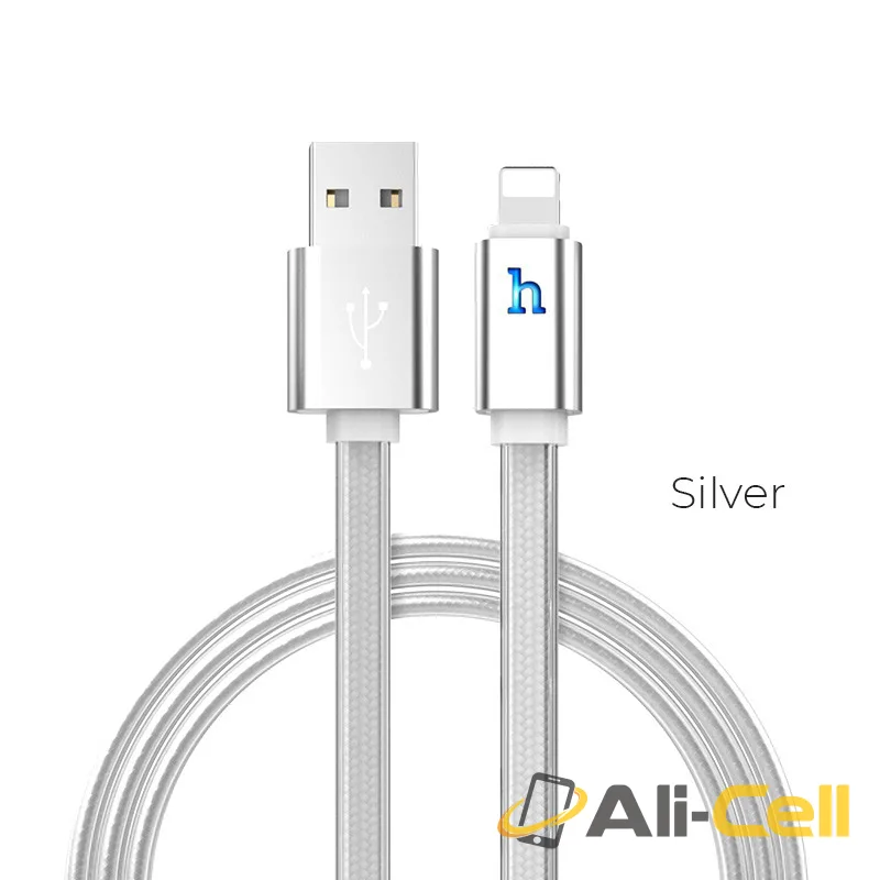 Cable USB to Lightning “UPL12 Plus” charging data sync (Upl12 Plus Lightning Silver, 1.2m)