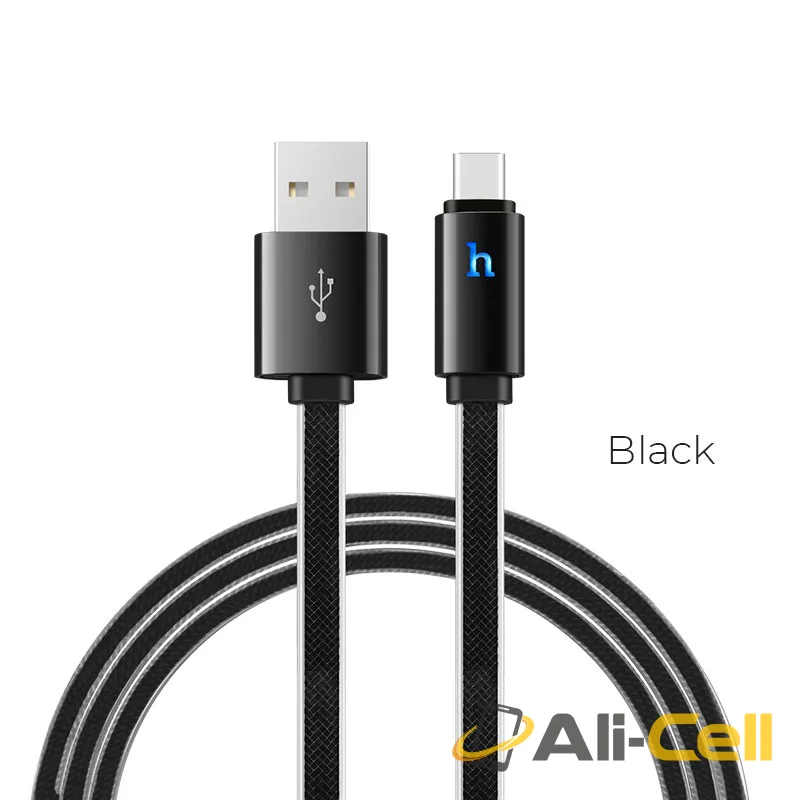 Cable USB to Type-C “UPL12 Plus” charging data sync (Upl12 Plus Type C Black, 1.2m)