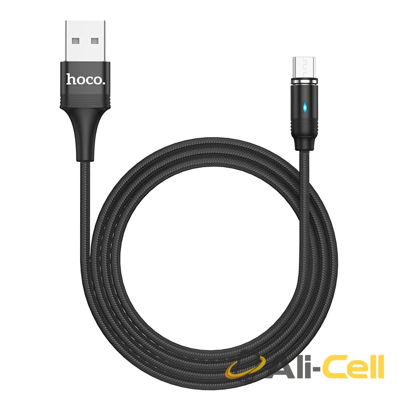 Cable USB to Micro-USB “U76 Fresh” for charging (U76 Micro Usb Black, 1.2m) — 2