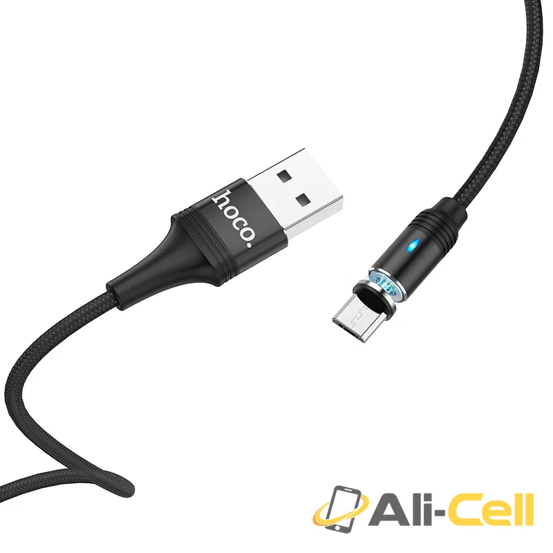 Cable USB to Micro-USB “U76 Fresh” for charging (U76 Micro Usb Black, 1.2m) — 3