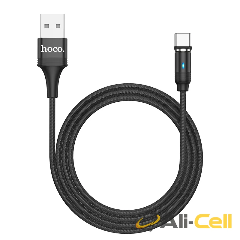 Cable USB to Type-C “U76 Fresh” for charging (U76 Type C Black, 1.2m) — 4