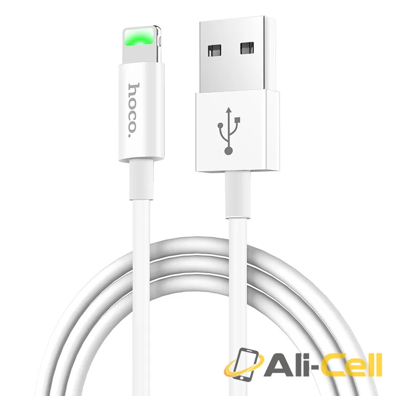 Cable USB to Lightning “X43 Satellite” charging data sync (X43 Lightning White, 1.0m) — 3