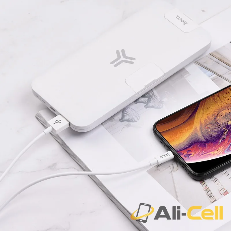 Cable USB to Lightning “X43 Satellite” charging data sync (X43 Lightning White, 1.0m) — 5
