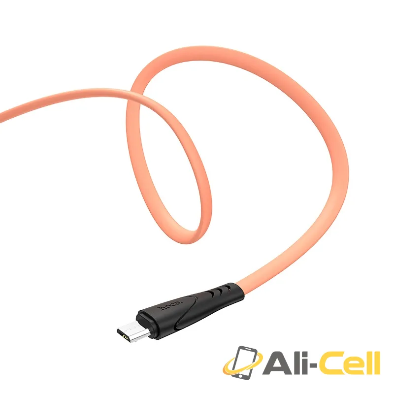 Cable USB to Micro-USB “X42 Soft Silicone” charging data sync (X42 Micro Usb Black, 1.0m) — 4