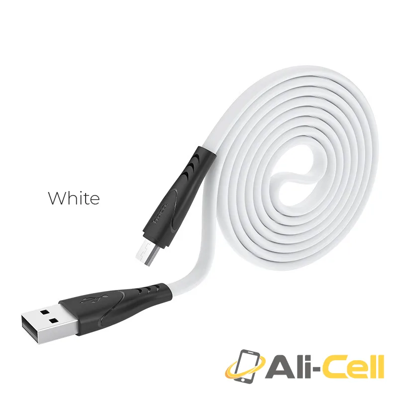 Cable USB to Micro-USB “X42 Soft Silicone” charging data sync (X42 Micro Usb White, 1.0m)